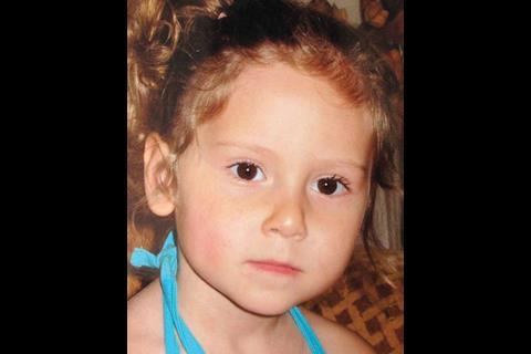 Merve Tas, the child killed in the collapse